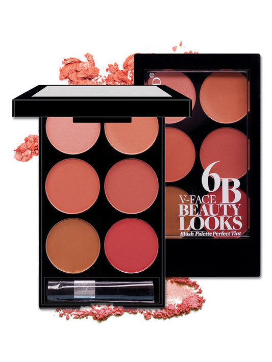 Six-Color Blush Makeup Palette